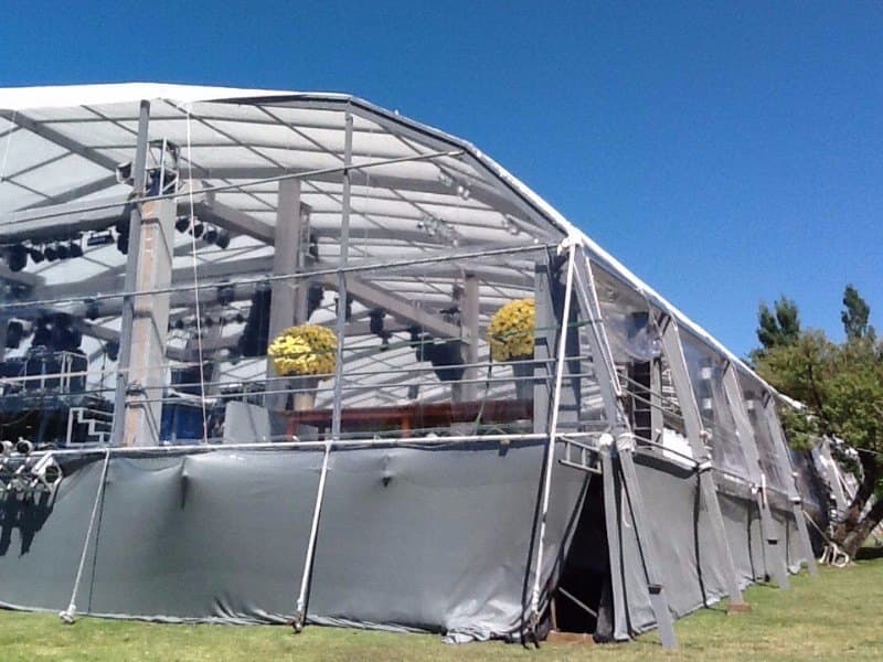 Carpa grande de 24 metros para evento corporativo