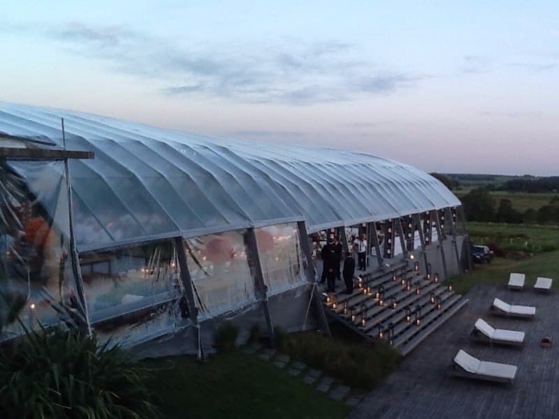 Alquiler de carpa a medida con piso de madera Uruguay