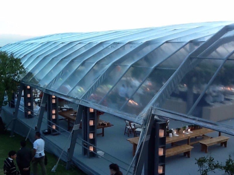 Carpa grande de 24 metros para evento corporativo