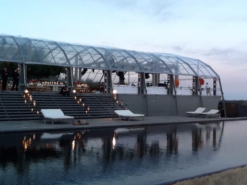 Carpa grande de 24 metros para evento corporativo