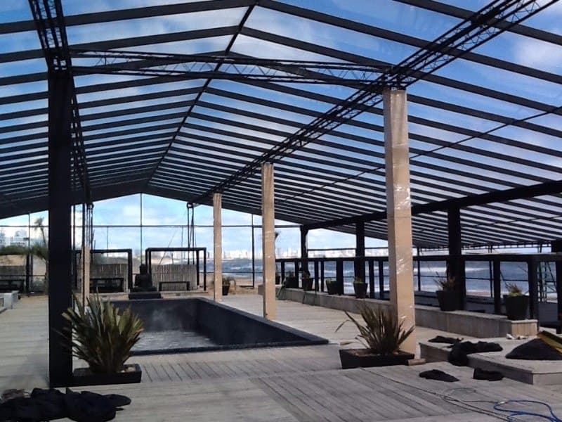 Carpa para casamiento de noche en Punta del Este