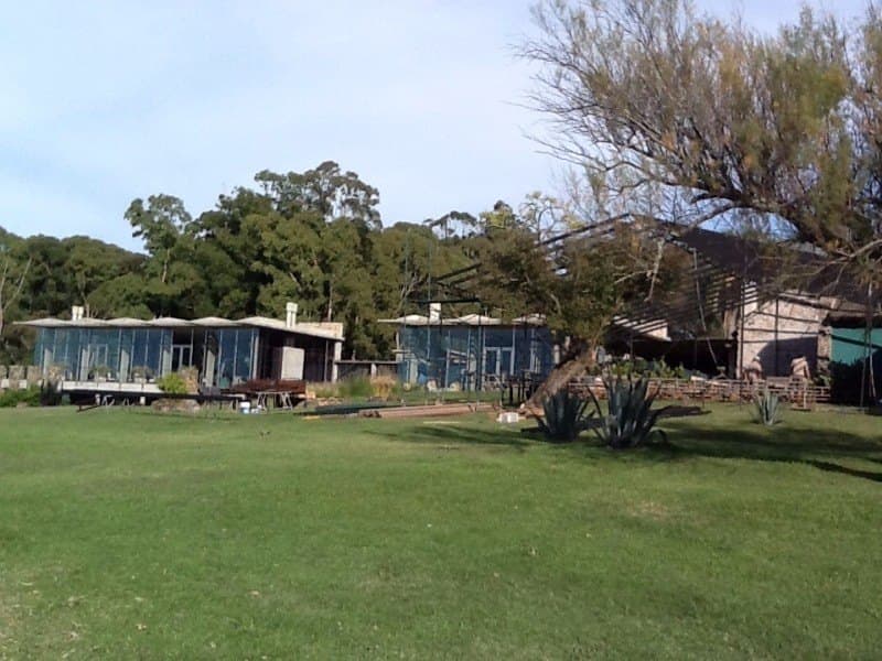 Carpa para casamiento con cerramiento transparente