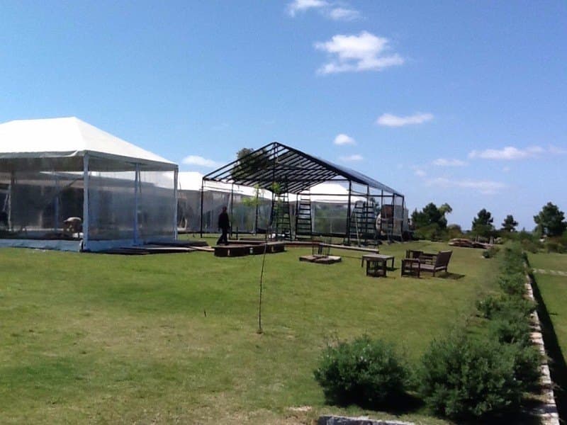Carpas cerradas para casamiento con cielorraso