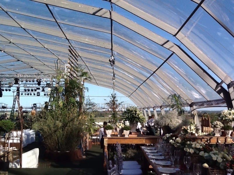 Carpas cerradas para casamiento con cielorraso