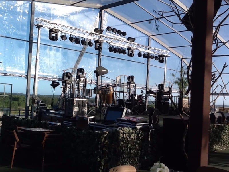 Carpa para casamiento de noche en Punta del Este