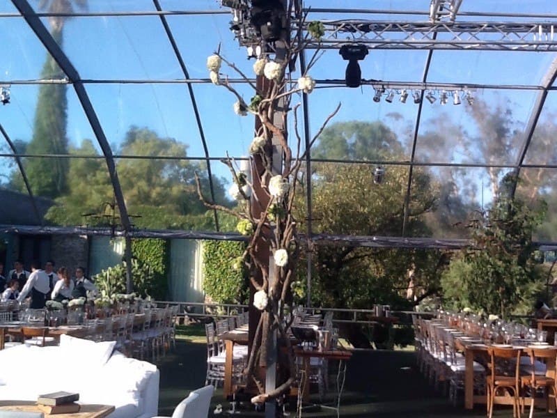 Carpas para bodas con iluminación interior Uruguay