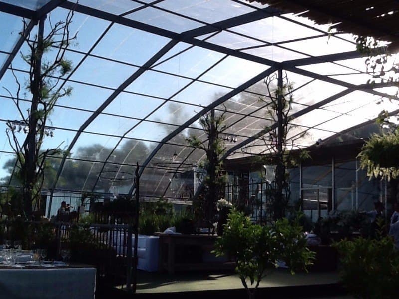 Carpas cerradas para casamiento con cielorraso