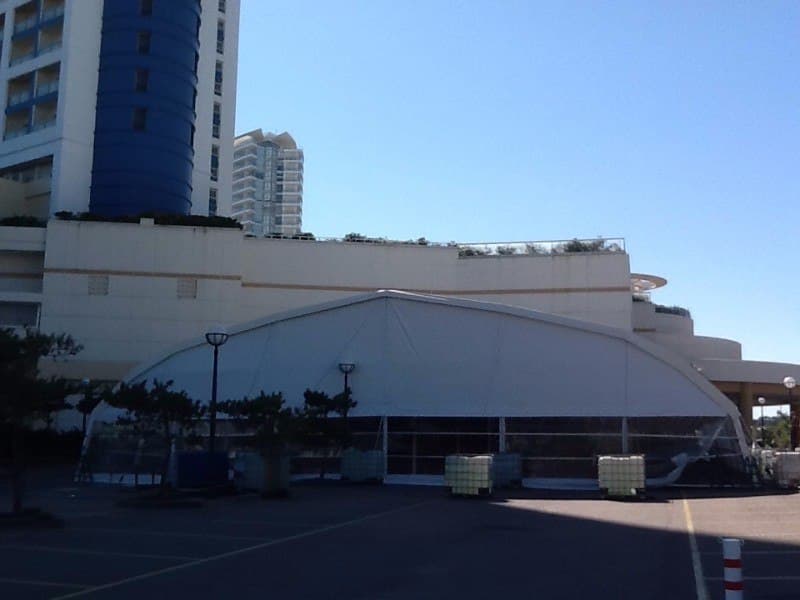 Estructura para seminario en Punta del Este