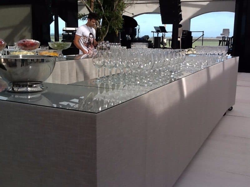 Calefacción a gas para carpa de evento de invierno Uruguay