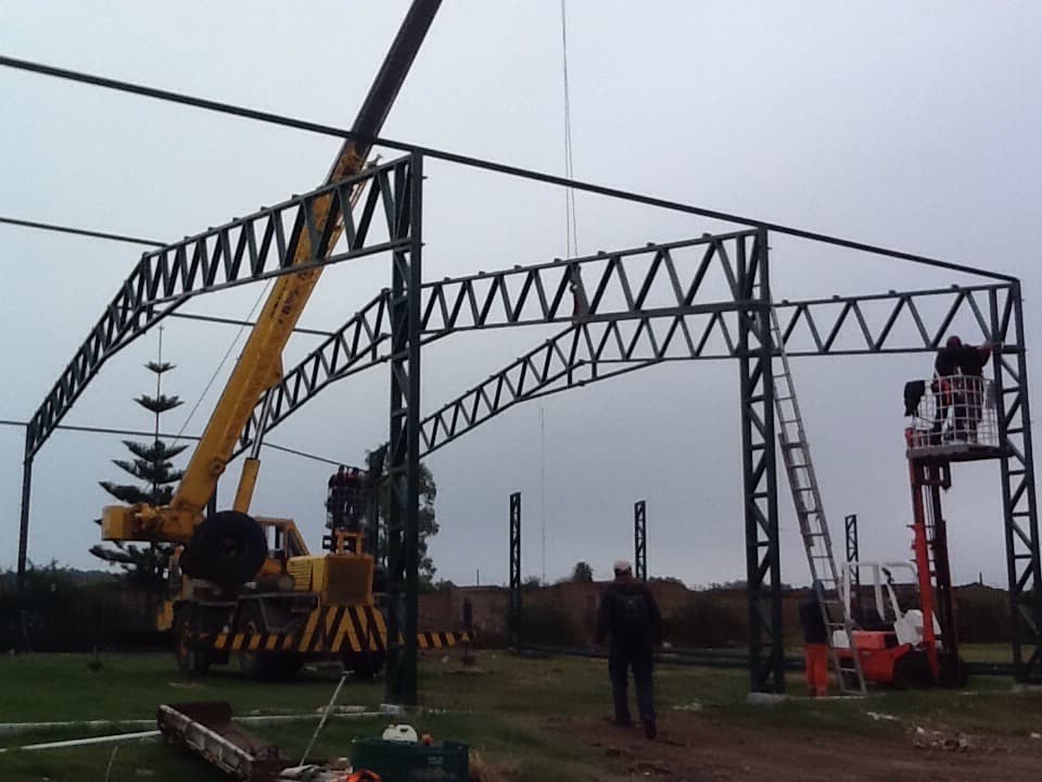 Galpón temporal para evento de gran porte Uruguay