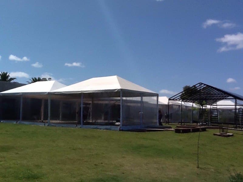 Gazebo individual para cóctel de recepción